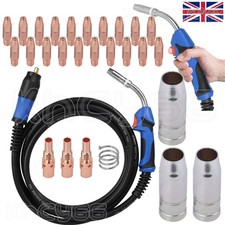 MB25 WELDING TORCH INCLUDING 4M HOSE + ACCESSORIES FOR MIG MAG INERT GAS WELDERS