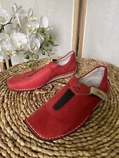 Camel Active Louisiana red leather vintage shoes UK 6