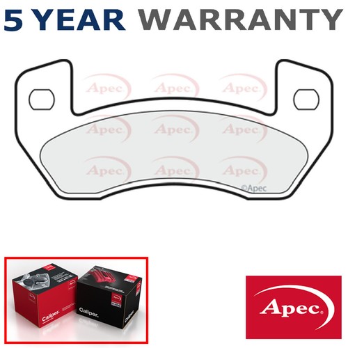 Apec rear brake pads - apec, set