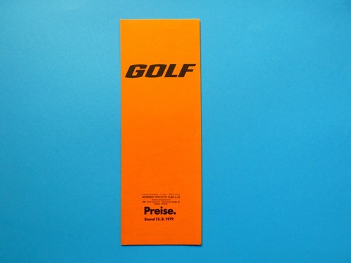 Brochure price list - brochure/price, vw