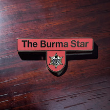 'The Burma Star' Name Plate 