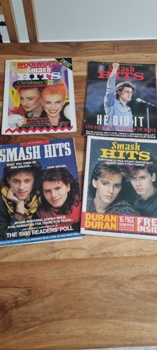Smash hits magazines 1985 - smash,