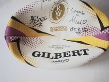 women rugby ball signed wales vs Fiji  rugby ball world cup  6 September 2025