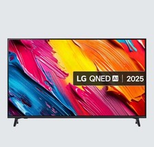 LG Smart TV 50QNED70A6A (2025) 50" QNED HDR 4K Ultra HD Charcoal Black C Grade