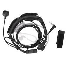 2.5mm Throat Microphone Earpiece Headset Mic PTT for Walkie Talkie  Radio1890