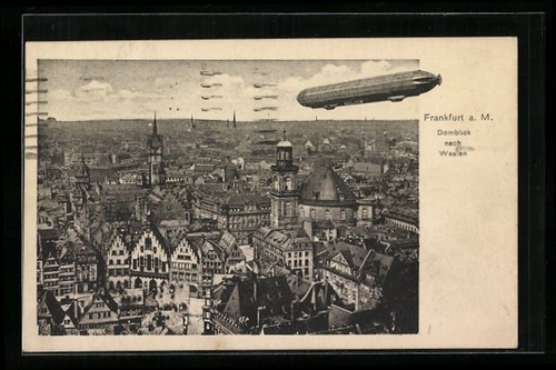 Postcard frankfurt m - frankfurt,