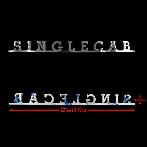 Single cab stainless decklid - "single, cab"
