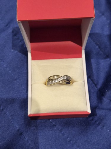 9ct gold diamond eternity - 9ct,