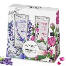 Yardley London Hand Cream Gift Set English Lavender & Rose Nourishing for Women