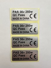 ebike Motor Sticker 250w