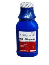 Geri Care Milk of Magnesia WILD CHERRY 12oz - USA IMPORT EXP 09/26 FREE POSTAGE!