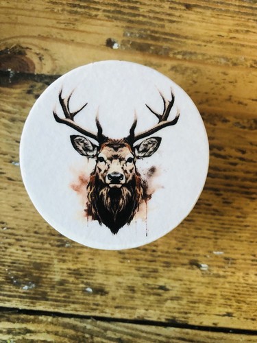 Handmade stag deer door knobs - handmade,