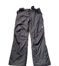 Spyder Trousers Mens Black Ski Snowboarding Bottoms Pants Size Large