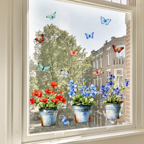Static cling window stickers - static,