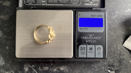 9ct gypsy knot ring size - , y