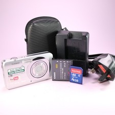 Casio Digital Camera Exilim EX-Z85 9.1MP Silver Tested Full Working Set