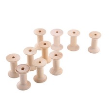 _10pcs Wooden Empty Thread