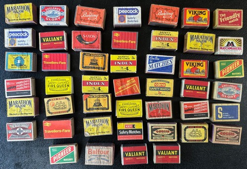 Set vintage matchboxes - set,