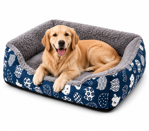 Calming washable pet bed - washable,