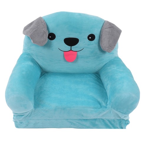 Blue puppy children sofa - blue,