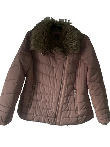 Dusky pink warm puffer jacket - dusky,