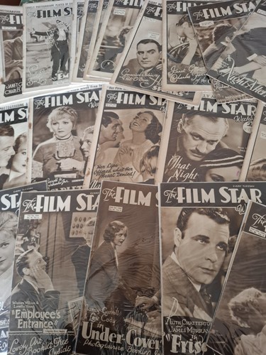 Vintage film star weekly - 25,