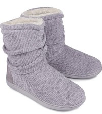 Women's Warm Slipper Boots Plush Fleece Lining Memory-Foam Cushioning Non-Slip