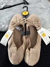 M&S BNWT LADIES BEIGE CORDED