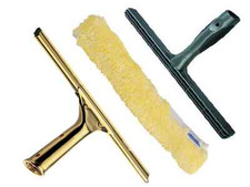 Ettore 12'' Brass Squeegee and