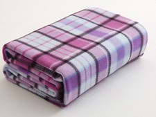 Tartan Fleece Blanket, Sofa Throw, Bed Throw Over, Cover  EXTRA Large Sizes 