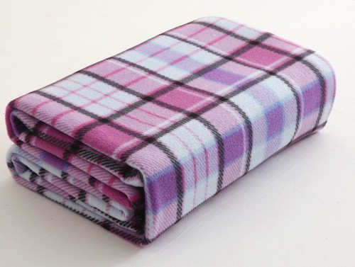 Tartan fleece blanket sofa - tartan,