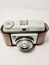 Vintage Dacora Digna 1A Camera with (Half) Brown Leather Case - Untested