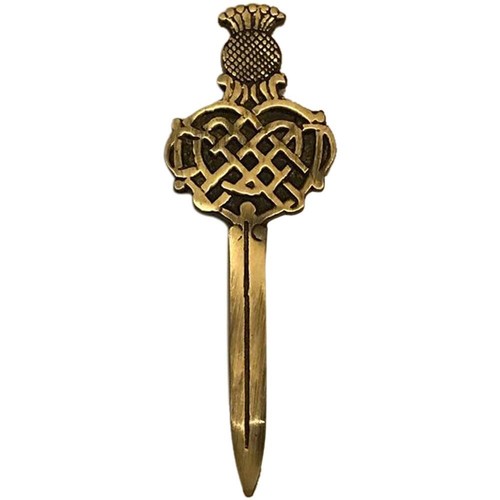 Scottish kilt pin thistle - scottish,