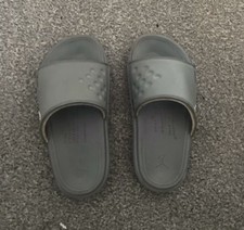 Grey Jordan Sliders Size 4.5