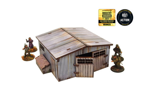 Ww2 normandy large tin shed - normandy,