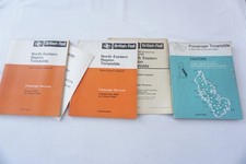 1965 1966 1971 Eastern & North Eastern Region Passenger Railway Timetable x3