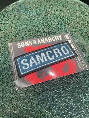 Samcro embroidered edge iron - embroidered,