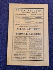 Football programme Scotland