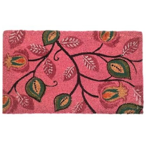 Bright pink floral rubber - pink,
