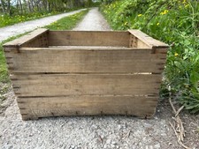 Wooden Vintage French Apple  Crate Boxes Storage Fruit Box Crates