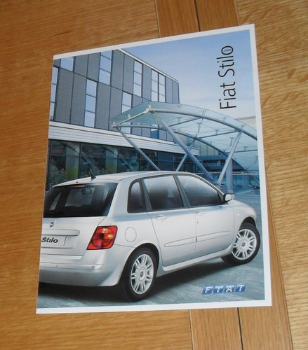 Fiat stilo brochure 2004 - stilo,