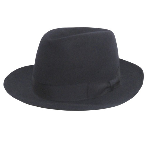 Borsalino ribbon felt fedora - borsalino,