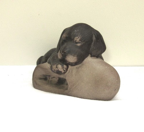 Poole pottery stoneware figure - pottery,