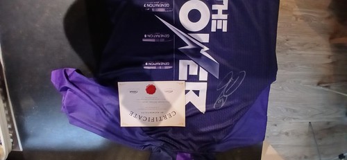 Signed phil taylor - darts, shirt