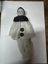 Pierrot Vintage Porcelain Doll 1970s/1980s