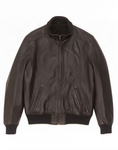 Vintage mens leather jacket - leather,