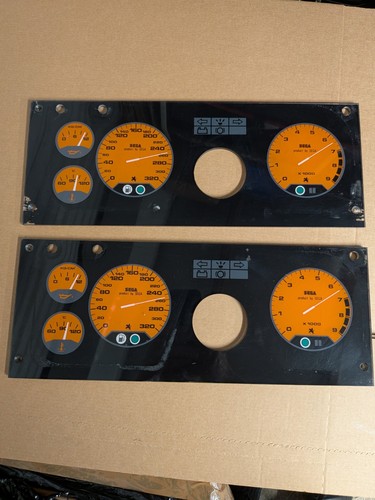 Sega outrun perspex instrument - sega,