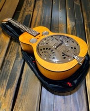  Epiphone Dobro Hound Dog Round Neck Acoustic Resonator  Guitar, VINTAGE BROWN