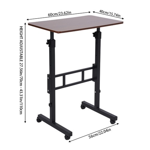 Height adjustable desk rolling - adjustable,
