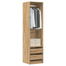 Small Oak Wardrobe 50x50x200cm